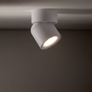 Nowodvorski Lighting Plafondspot Oscar, wit, aluminium, hoogte 13,5 cm, GU10
