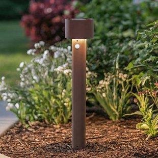 Arcchio LED tuinpadverlichting Milten, 65 cm, roestkleurig, IP65, sensor