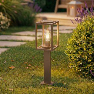 Lucande tuinpadverlichting Ferda, 60 cm, bruin, IP44