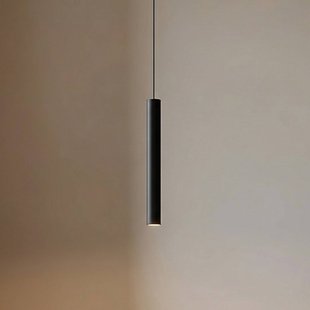 Lindby LED hanglamp Lumaro, zwart, 27 cm, 48 V, dimbaar