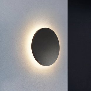 Lindby LED buiten wandlamp Selinel, zwart, 23 cm, huisnummer