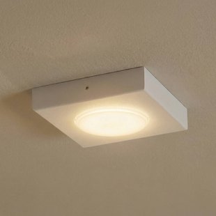 SIGMA Plafondlamp Hero, wit, 12 x 12 cm, metaal, GX53