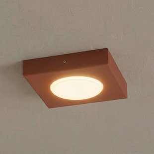 SIGMA Plafondlamp Hero, rood, 12 x 12 cm, metaal, GX53