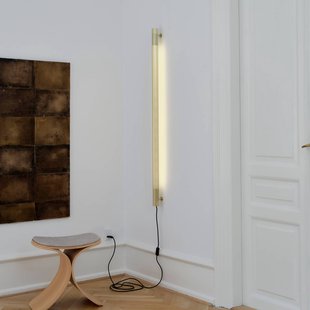 GEJST wandlamp Radent messingkleurig, hoogte 135 cm, G13 LED