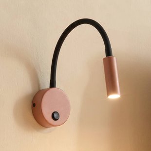 TK Lighting Wandlamp Lagos, rood/zwart, G9, hoogte 45 cm, metaal