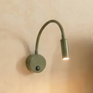 TK Lighting wandlamp Lagos, olijfgroen/zwart, G9, hoogte 45 cm, metaal