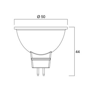 Sylvania LED lamp SUPERIA RETRO GU5.3 MR16 4,6W 840 480lm 36°