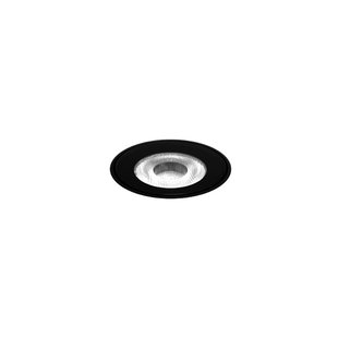 Wever & Ducré Lighting WEVER & DUCRÉ LED grondspot inbouwlamp Blink 1.0 zwart randloos