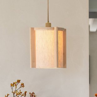 GOOD & MOJO hanglamp Corsica, naturel, elzenhout, E27