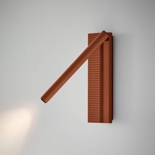 Bover LED wandlamp Arid A/03 terracotta, aluminium, 2.700 K