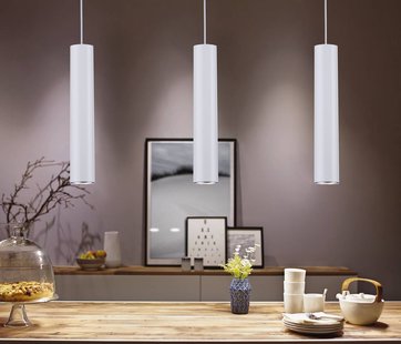 Paulmann URail hanglamp Catalejo, signaalwit, metaal