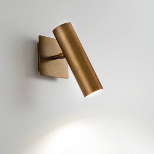 Cremasco Wandlamp 7540, gebronsd messing, verstelbaar, GU10