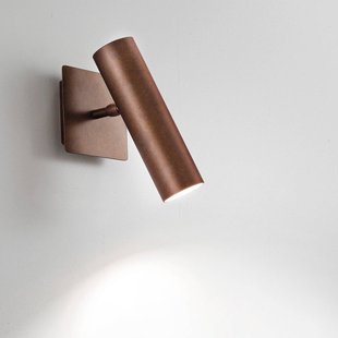 Cremasco Wandlamp 7540, gebruneerd hout, verstelbaar, GU10