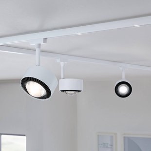 Paulmann URail LED-spot Aldan, 3.000K, signaalwit