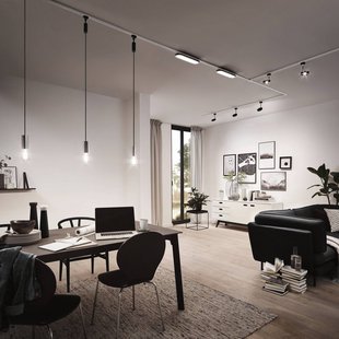 Paulmann URail rail, signaalwit, lengte 200 cm, aluminium