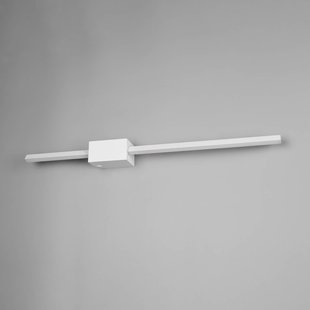 Trio Lighting LED wandlamp Cassino, mat wit, breedte 70 cm, metaal