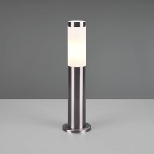 Trio Lighting Sokkellamp Trioto, nikkelkleurig, hoogte 45 cm, roestvrij staal
