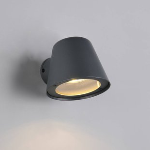 Trio Lighting Buitenwandlamp Beni, matzwart, breedte 11 cm, metaal