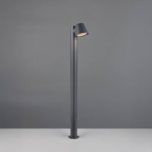 Trio Lighting Tuinpadverlichting Beni, matzwart, hoogte 100 cm, metaal