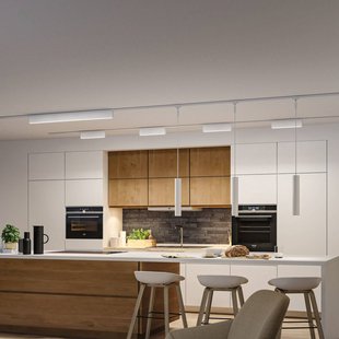 Paulmann URail LED-lichtbalk Ceris, 3000K, aluminium, dimbaar