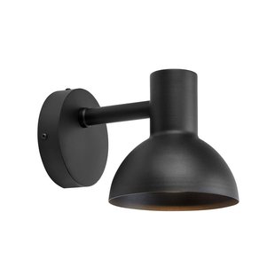 Markslöjd LED buiten wandlamp Nubi, zwart, IP44, dimbaar, staal
