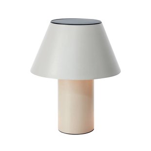 Markslöjd LED tafellamp op zonne-energie Vivo, grijs, IP44, hoogte 30 cm, dimbaar.