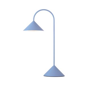 FRANDSEN LED tafellamp op batterijen Grasp, lichtblauw, hoogte 47 cm