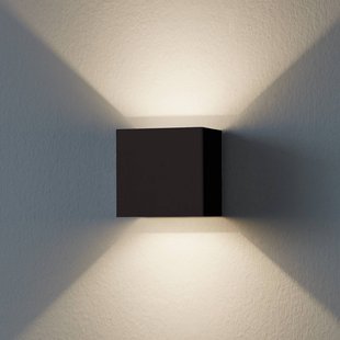 EGLO LED buiten wandlamp Calpino 3, zwart, breedte 10 cm, 2-lamps