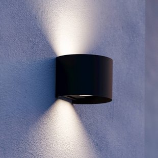 EGLO LED buiten wandlamp Calpino 3, zwart, breedte 14 cm, 2-lamps