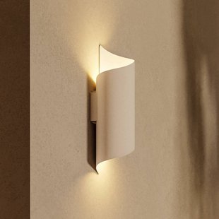 EGLO Montarello LED buiten wandlamp, wit, hoogte 27 cm, metaal