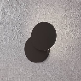 EGLO LED buiten wandlamp Pedersano, zwart, Ø 14 cm, metaal