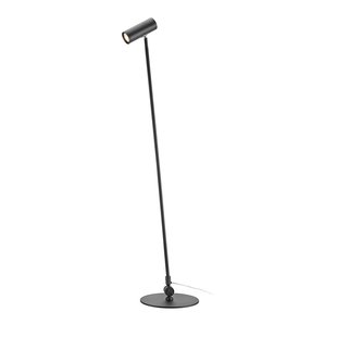 Markslöjd LED vloerlamp Arlo, zwart, ijzer, hoogte 132 cm, dimbaar