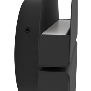 EGLO LED buiten wandlamp Vascella, zwart, Ø 18 cm, metaal