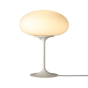 Gubi tafellamp Stemlite, kiezelgrijs, hoogte 42 cm, dimbaar