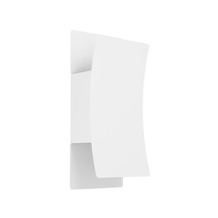 EGLO Verdolino LED buiten wandlamp, wit, hoogte 28 cm, metaal