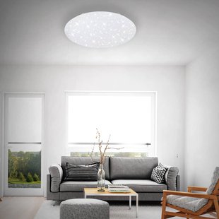 Briloner LED plafondlamp Verb, wit, Ø 75,5 cm, CCT, afstandsbediening