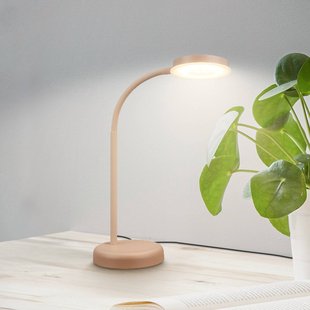Briloner LED tafellamp Megg, beige, metaal, dimmer, 3.000 K