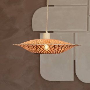 GOOD & MOJO hanglamp Madura, Ø 44 cm, naturel/bruin, bamboe