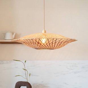 GOOD & MOJO hanglamp Madura, Ø 60 cm, naturel/bruin, bamboe