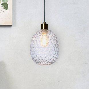 IT'S ABOUT ROMI Hanglamp Venice, ovaal, helder, glas, E27