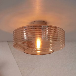 IT'S ABOUT ROMI Plafondlamp Verona, barnsteen, glas, E27