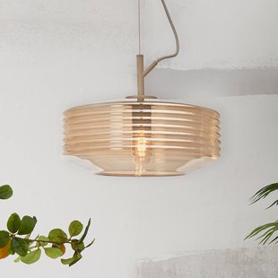 IT'S ABOUT ROMI Hanglamp Verona, barnsteen, glas, E27