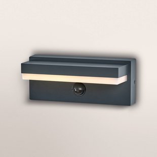 OSRAM wandlamp ENDURA STYLE ROBUST, sensor, donkergrijs IP54