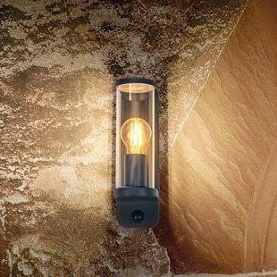 OSRAM wandlamp ENDURA CLASSIC TUBULAR, sensor, donkergrijs