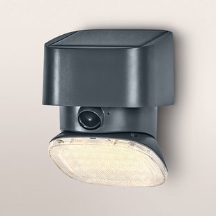 OSRAM Solar-wandlamp ENDURA STYLE TURN, grijs, sensor, IP54