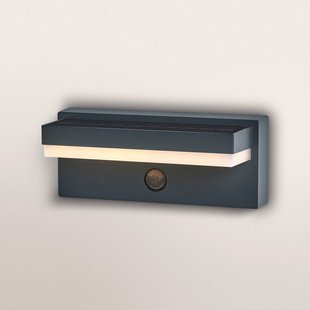 OSRAM lamp op zonne-energie ENDURA STYLE ROBUST grijs, sensor IP54 USB