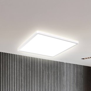 B.K. Licht LED paneel Eki, 42 x 42 cm, wit, dimbaar, achtergrondverlichting, 4.000K