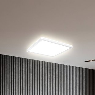 B.K. Licht LED paneel Eki, 29 x 29 cm, wit, step-dimbaar, achtergrondverlichting, 4.000K