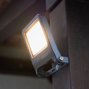 OSRAM LED-buitenspot ENDURA FLOOD, grijs 50 W 3.000 K IP65