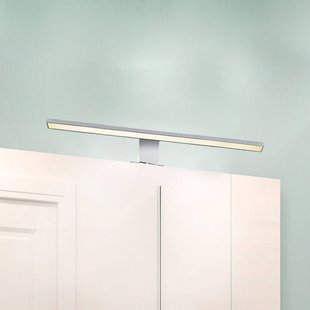 B.K. Licht LED spiegellamp Mira, B 60 cm, chroom, metaal, 4.000 K
